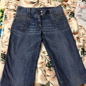 Dolce & Gabbana Dark Blue Flare Shorts